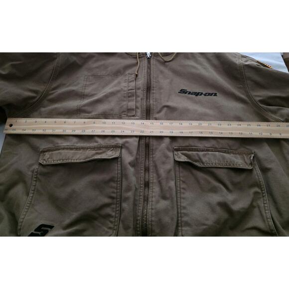 Vintage Official Snap-On Tools Quilted Canvas Jacket Mens Size 2XL Embroidered - Picture 10 of 16